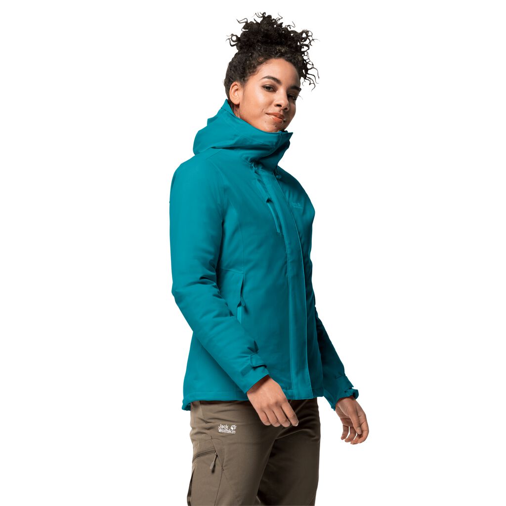 Jack Wolfskin TROPOSPHERE Vestes Femme Bleu Foncé - AEWMIQD-67